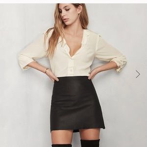 Reformation Skirts - NWT reformation cienega leather skirt Small Reformation Skirts - NWT reformation cienega leather skirt Small